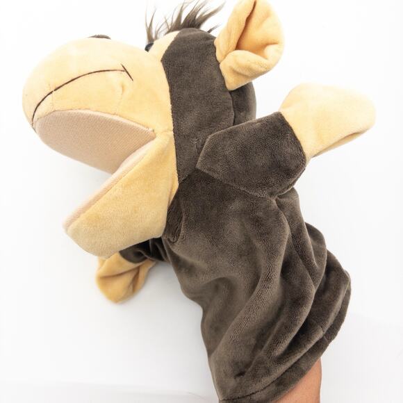 Safari Animal Hand Puppet Betterline Movable Mouths 9.5” Monkey Chimpanzee Chimp - Picture 7 of 7